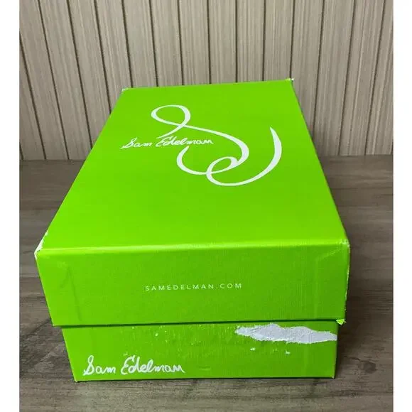 Sam Edelman Women’s Toni Pointed Toe Kitten Heel Pumps Leather Size 9.5 - Picture 9 of 11